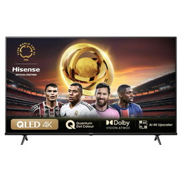 Hisense 65E77NQ - Televisor QLED 65" / 164 cm 4K Ultra HD (3840x2160) Smart TV, 60 Hz, HDR10+, HDMI 2.1, Wi-Fi, Bluetooth, Negro