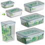 Day Hermético Rectangular Storage 0,5 L Libre de BPA Apto Lavavajillas Microondas Congelador