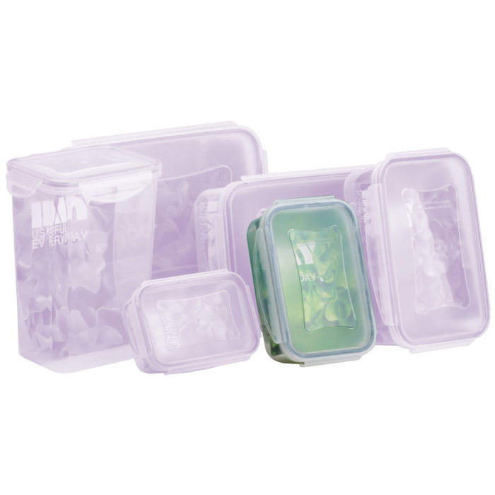 Day Hermético Rectangular Storage 0,5 L Libre de BPA Apto Lavavajillas Microondas Congelador