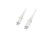Otterbox Cable USB-C a Lightning 1 Metro, Blanco - Carga y Sincronización para iPhone, iPad, iPod, Compatible con Mac y Cargadores USB-C de Apple