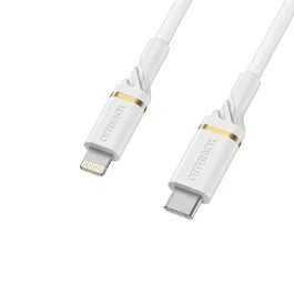 Otterbox Cable USB-C a Lightning 1m (1 metro) blanco con carga rápida USB-PD para iPhone