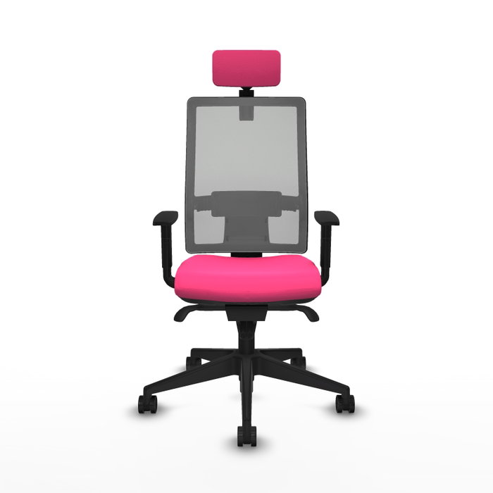 PIQUERAS Y CRESPO Silla de oficina Horna Rosa y Gris PIQUERAS Y CRESPO Silla de oficina Horna Rosa y Gris