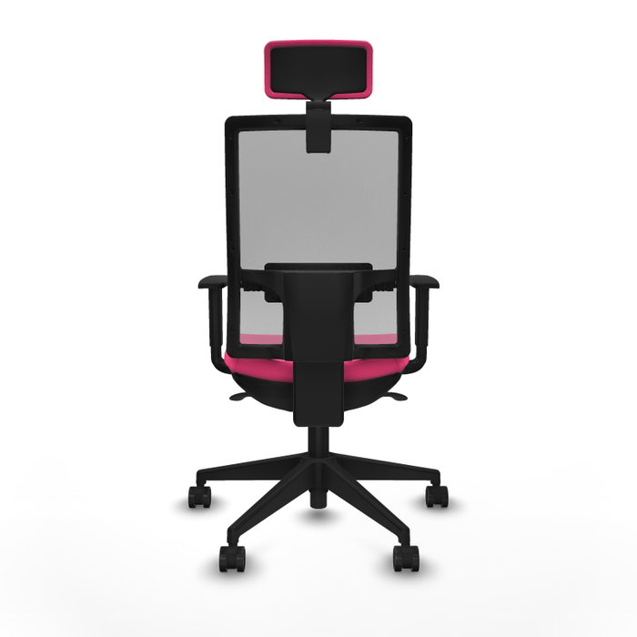 PIQUERAS Y CRESPO Silla de oficina Horna Rosa y Gris PIQUERAS Y CRESPO Silla de oficina Horna Rosa y Gris