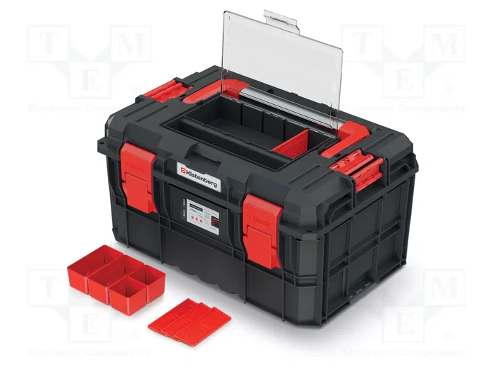 KISTENBERG X BLOCK ALU LOG 30 Cajón para Herramientas Negro