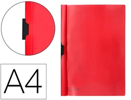 Beautone Carpeta dossier pinza lateral 35360 polipropileno A4 roja pack de 10