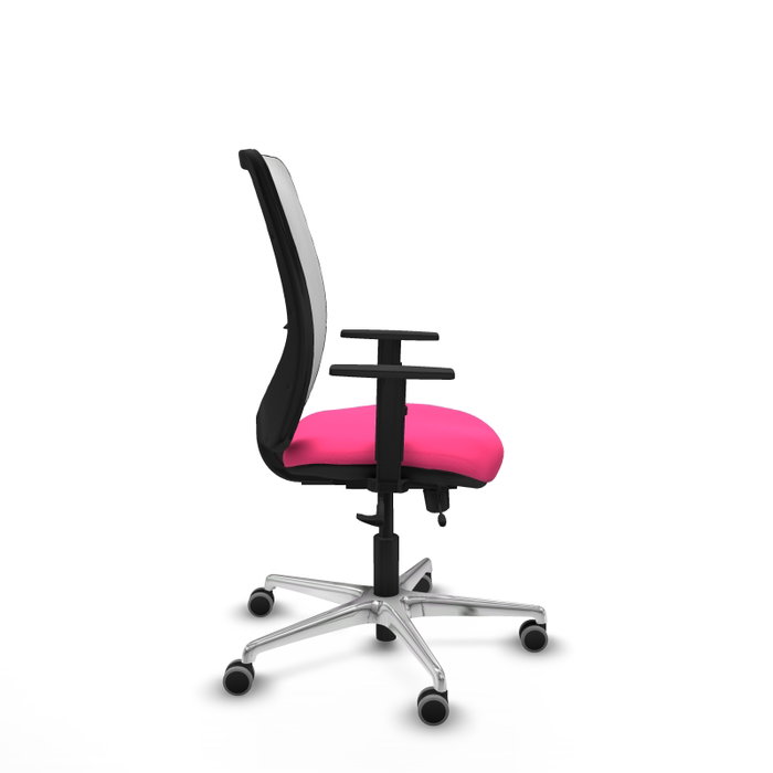 PIQUERAS Y CRESPO Silla de oficina Zulema Rosa y Blanco PIQUERAS Y CRESPO Silla de oficina Zulema Rosa y Blanco