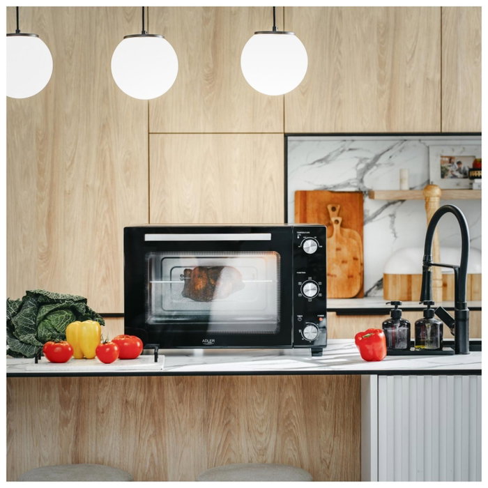 Adler AD 6028 Horno Eléctrico 60L Negro