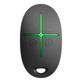 AJAX SpaceControl Jeweller Mando a Distancia para Sistema Alarma, Negro, CR2032, IP50, 37 x 65 x 10 mm