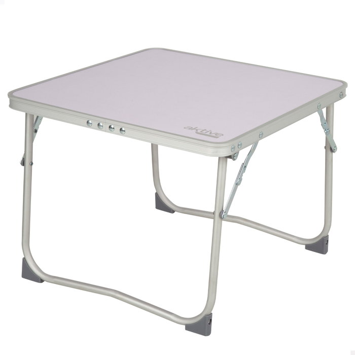 Aktive Mesa de camping plegable pequeña antivuelco malva Aktive Mesa de camping plegable pequeña antivuelco malva