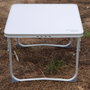 Aktive Mesa de camping plegable pequeña antivuelco malva