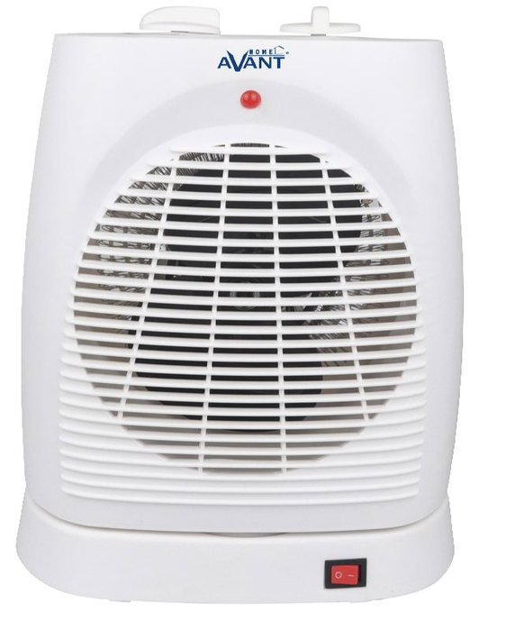 AVANT Calefactor de Aire Portátil Oscilante 2000W - Calefacción Rápida y Silenciosa para el Hogar