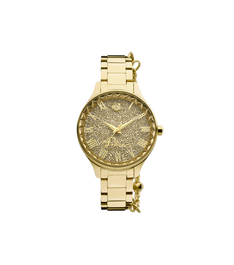 Police PEWLG2109802 Reloj Analógico Dorado para Mujer