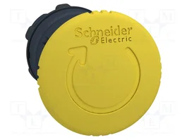 SCHNEIDER ELECTRIC Interruptor de emergencia Harmony XB5 de 22mm, amarillo