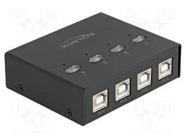 DeLOCK 11507 Switch USB 2.0 para 4 PC y 4 dispositivos
