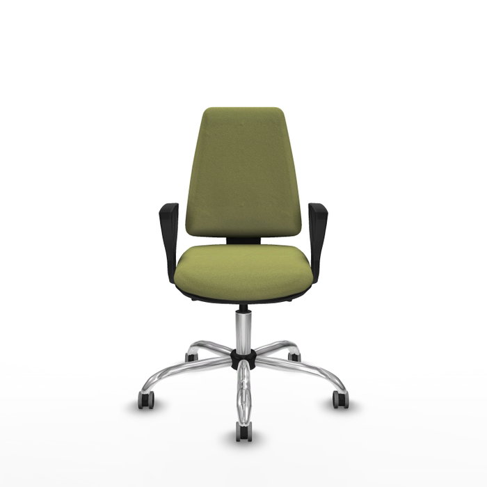 PIQUERAS Y CRESPO Silla de oficina Elche Verde oliva con mecanismo Asincro PIQUERAS Y CRESPO Silla de oficina Elche Verde oliva con mecanismo Asincro