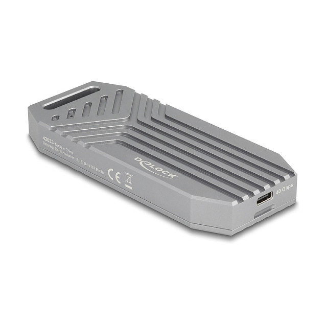 DeLOCK 42033 Caja externa para unidad M.2 NVMe SSD USB 40 Gbps Gris DeLOCK 42033 Caja externa para unidad M.2 NVMe SSD USB 40 Gbps Gris
