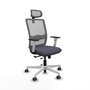 PIQUERAS Y CRESPO Silla de oficina Haches con mecanismo Sincro/Traslack Gris
