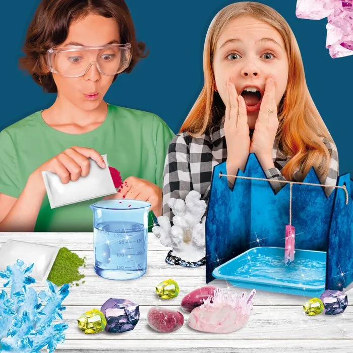 Liscianigiochi - Kit de ciencia Descubrimiento de Cristales de Bolsillo, Cristalización y Experimentos para Mayores de 8 Años - AAANS17024 Liscianigiochi - Kit de ciencia Descubrimiento de Cristales de Bolsillo, Cristalización y Experimentos para Mayores de 8 Años - AAANS17024