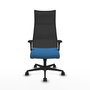 PIQUERAS Y CRESPO Sillón Albacete Azul claro/Negro con Mecanismo Sincro