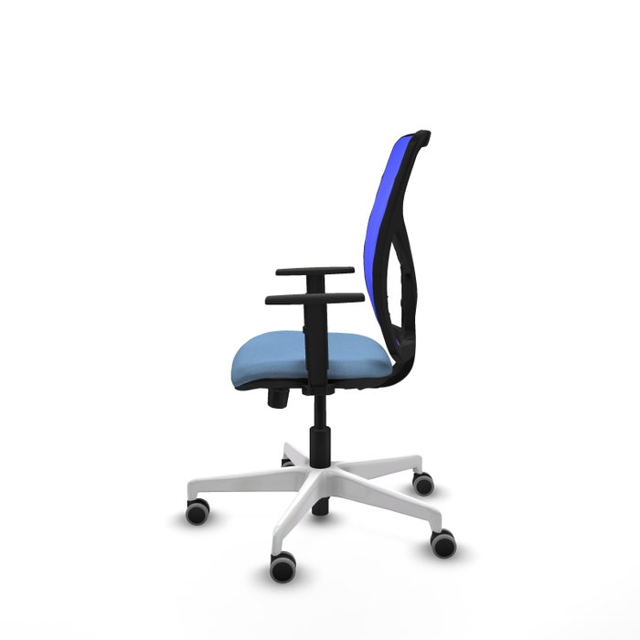 PIQUERAS Y CRESPO Silla de oficina Motilla Azul cielo y Azul PIQUERAS Y CRESPO Silla de oficina Motilla Azul cielo y Azul