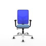 PIQUERAS Y CRESPO Silla de oficina Motilla Azul cielo y Azul