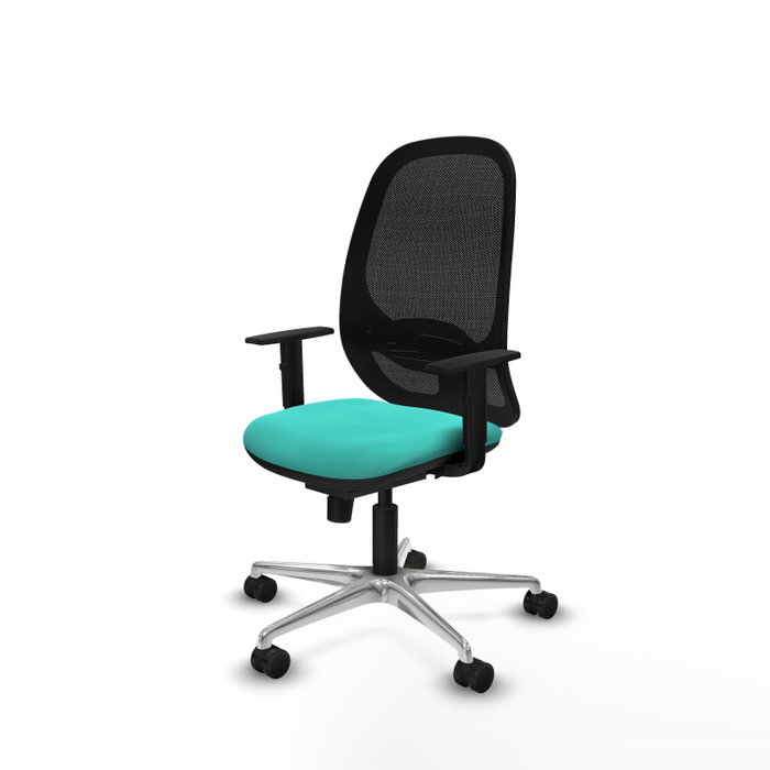 PIQUERAS Y CRESPO Silla de oficina Cilanco, Mecanismo Sincro, Turquesa/Negro PIQUERAS Y CRESPO Silla de oficina Cilanco, Mecanismo Sincro, Turquesa/Negro