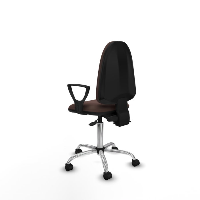 PIQUERAS Y CRESPO Silla de oficina Aýna Marrón oscuro con mecanismo Asincro PIQUERAS Y CRESPO Silla de oficina Aýna Marrón oscuro con mecanismo Asincro