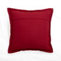 DKD Home Decor Pack de 4 Fundas para Cojín de Algodón 45x45 cm, Surtido Blanco y Rojo
