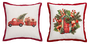 DKD Home Decor Pack de 4 Fundas para Cojín de Algodón 45x45 cm, Surtido Blanco y Rojo