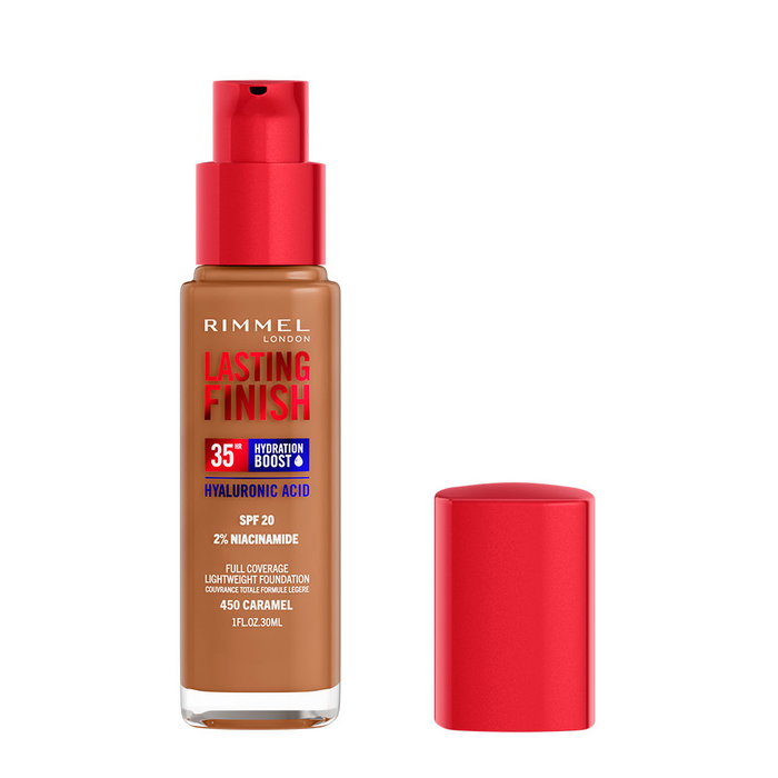 Rimmel London Base Lasting Finish Hydration Boost SPF20 #450-Caramel 30 ml
