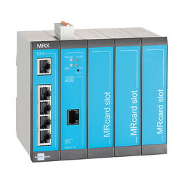 INSYS icom MRX5 DSL Annex-B Router, DSL-Modem VPN con Switch de 5 Puertos Ethernet 10/100, ADSL2+ VDSL2, Seguridad IPsec