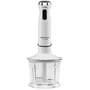 Orbegozo BT 2690 Batidora de mano 1000W, Motor DC, Brazo y hoja acero inoxidable, Función Turbo, Selector velocidad, Vaso, Picador, Batidor
