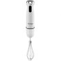 Orbegozo BT 2690 Batidora de mano 1000W, Motor DC, Brazo y hoja acero inoxidable, Función Turbo, Selector velocidad, Vaso, Picador, Batidor