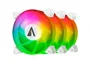 Abysm Arc Light ARGB 120mm Kit 3 ventiladores blanco con controlador