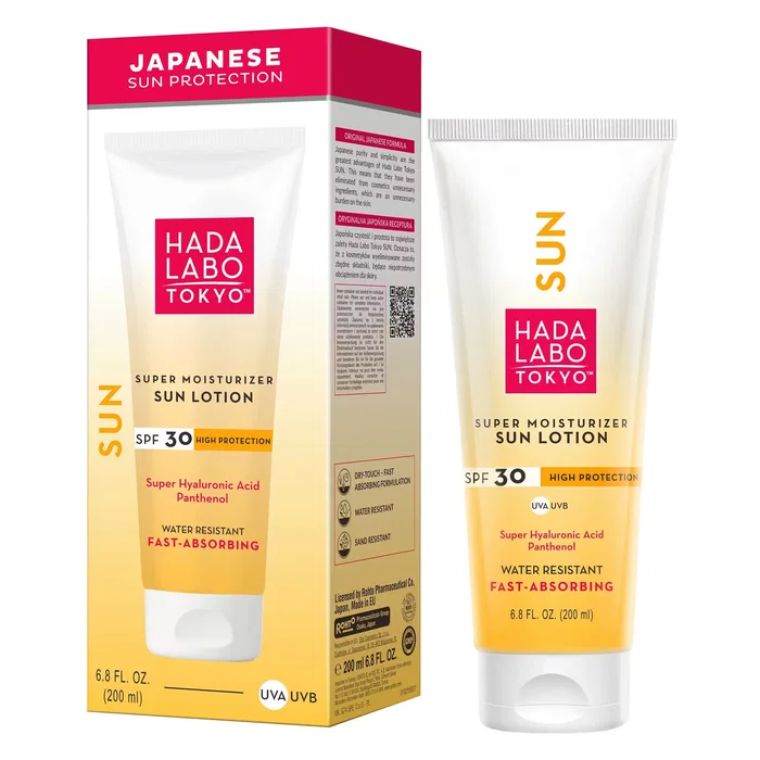 Hada Labo Tokyo Loción Solar Hidratante con Ácido Hialurónico SPF 30