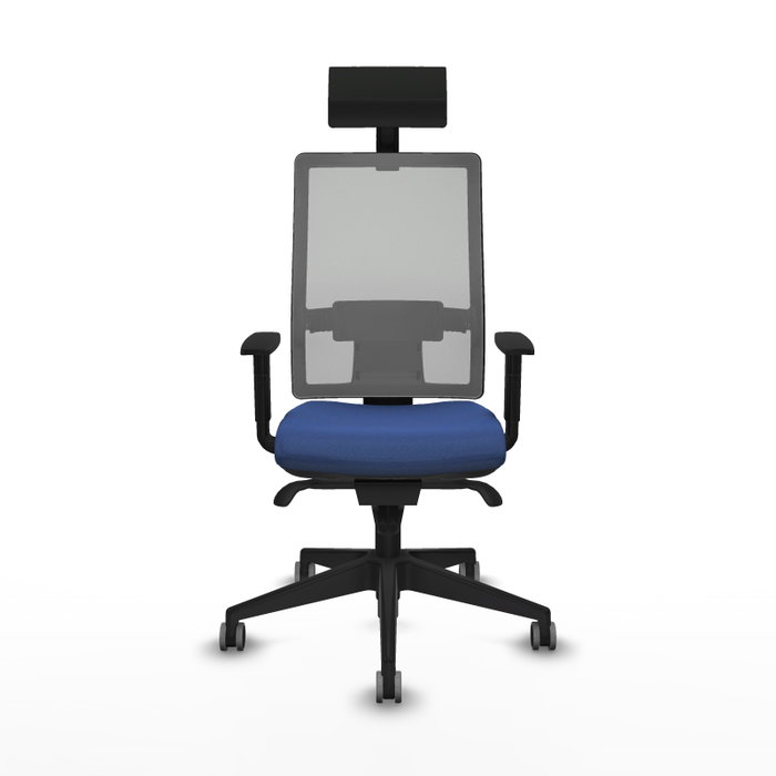 PIQUERAS Y CRESPO Silla de oficina Horna, Mecanismo Sincro, Azul marino/Gris PIQUERAS Y CRESPO Silla de oficina Horna, Mecanismo Sincro, Azul marino/Gris