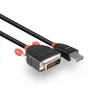 Lindy Adaptador de Cable de Vídeo DisplayPort a DVI-D Macho 3 m (41492) - Negro, 2,7 Gbit/s