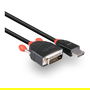 LINDY Cable DisplayPort a DVI 3 m, Adaptador Video, Compatible con PC, Monitores