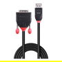 LINDY Cable DisplayPort a DVI 3 m, Adaptador Video, Compatible con PC, Monitores
