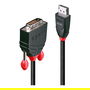 LINDY Cable DisplayPort a DVI 3 m, Adaptador Video, Compatible con PC, Monitores