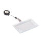 Durable Soporte para 2 Tarjetas de Identificación Cerrado con Carrete