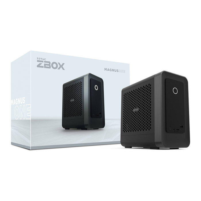 Zotac ZBOX MAGNUS ONE EU275070C Barebone Mini PC, Intel Core Ultra 7, NVIDIA GeForce RTX 5070, Mini-Tower, Sin RAM/SSD/SO