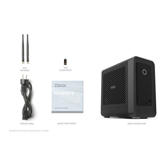 Zotac ZBOX MAGNUS ONE EU275070C Barebone Mini PC, Intel Core Ultra 7, NVIDIA GeForce RTX 5070, Mini-Tower, Sin RAM/SSD/SO