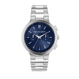 Trussardi R2453164004 Reloj Analógico para Hombre con Esfera Azul