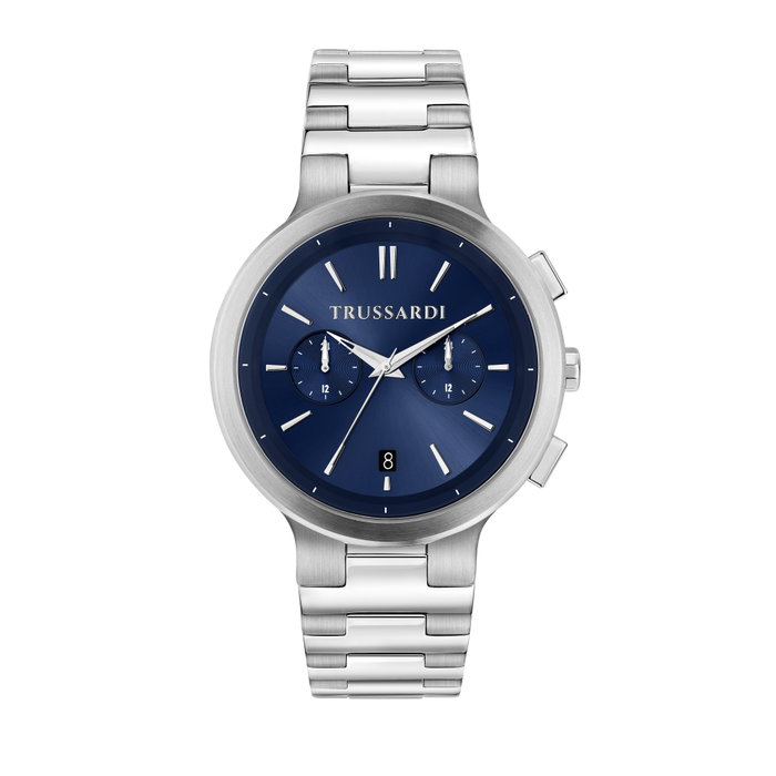 Trussardi R2453164004 Reloj Analógico para Hombre con Esfera Azul Trussardi R2453164004 Reloj Analógico para Hombre con Esfera Azul