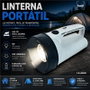 SAMI Sami Linterna LED con asa grande 350LM pilas 6xAA