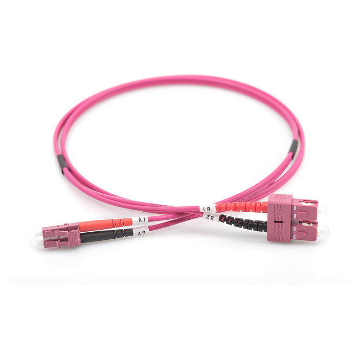 Digitus Cable de conexión de fibra óptica OM4 multimodo LC a SC 10 m