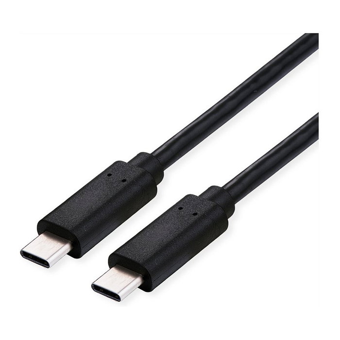 ROLINE 11.02.9104 Cable USB4 Gen 3x2 (40Gbps) USB-C a USB-C, Negro, 1m ROLINE 11.02.9104 Cable USB4 Gen 3x2 (40Gbps) USB-C a USB-C, Negro, 1m