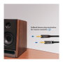 LogiLink Cable de audio 2x2 Clavija banana, Metal, Negro, 3 m