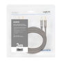 LogiLink Cable de audio 2x2 Clavija banana, Metal, Negro, 3 m